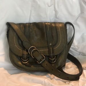 frye olive green crossbody purse